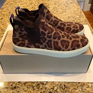 Rothy’s Animal Print Chelsea Sneaker Boots